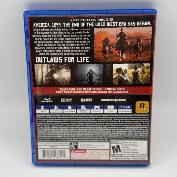 Red Dead Redemption 2 PS4 2018 Complete CIB Tested Working - Picture 2 of 12